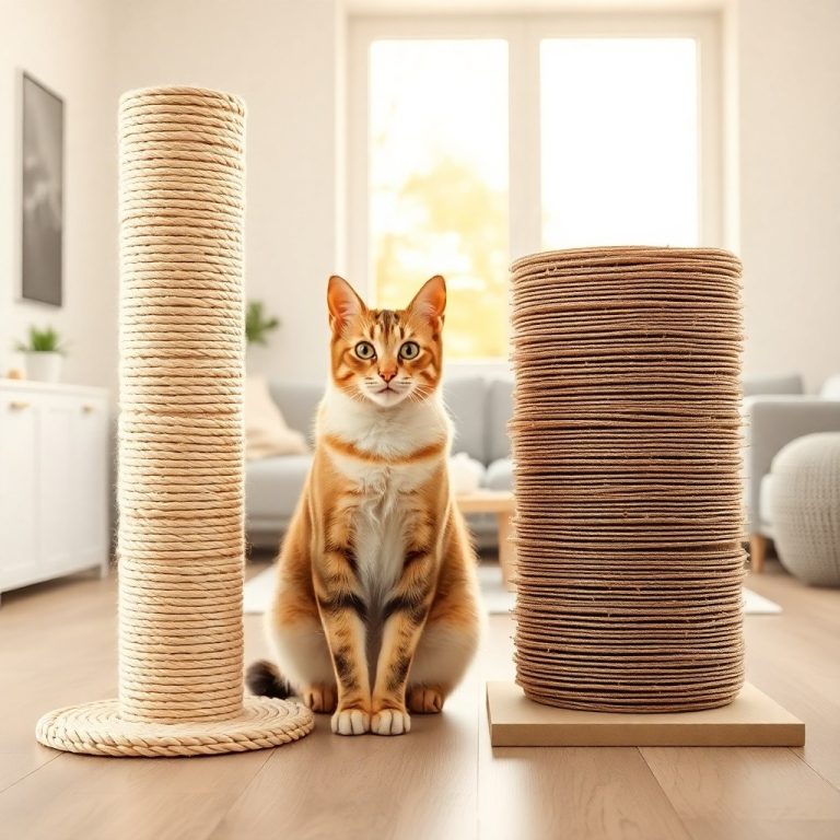 sisal-vs-cardboard-scratching-posts-cat-preference-test-guide
