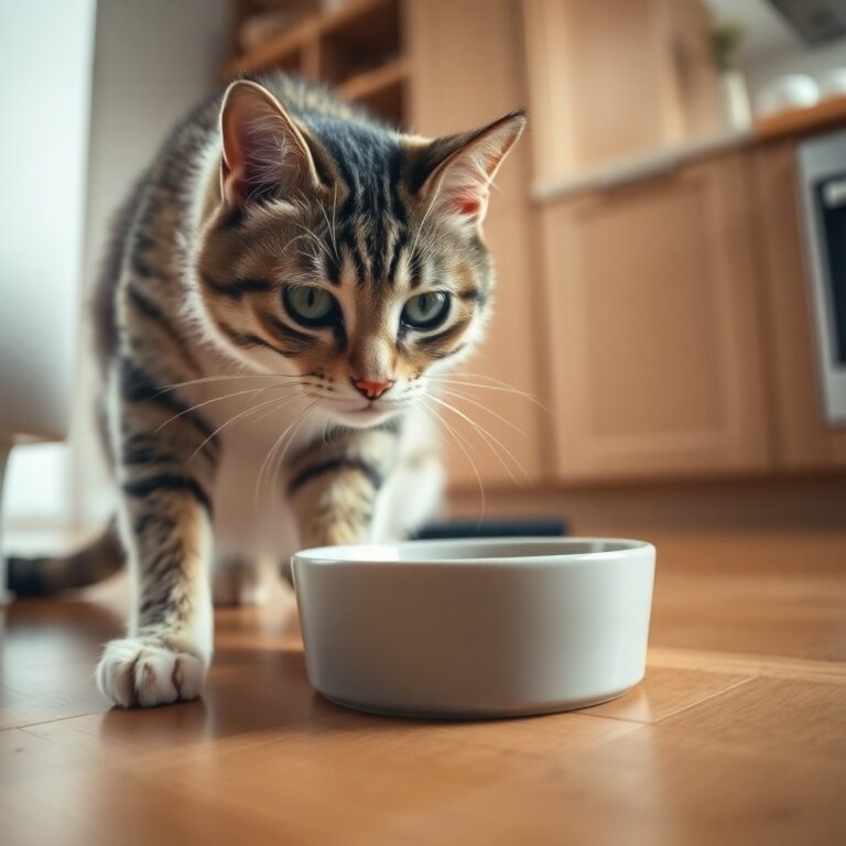 why-does-my-cat-scratch-around-the-food-bowl-