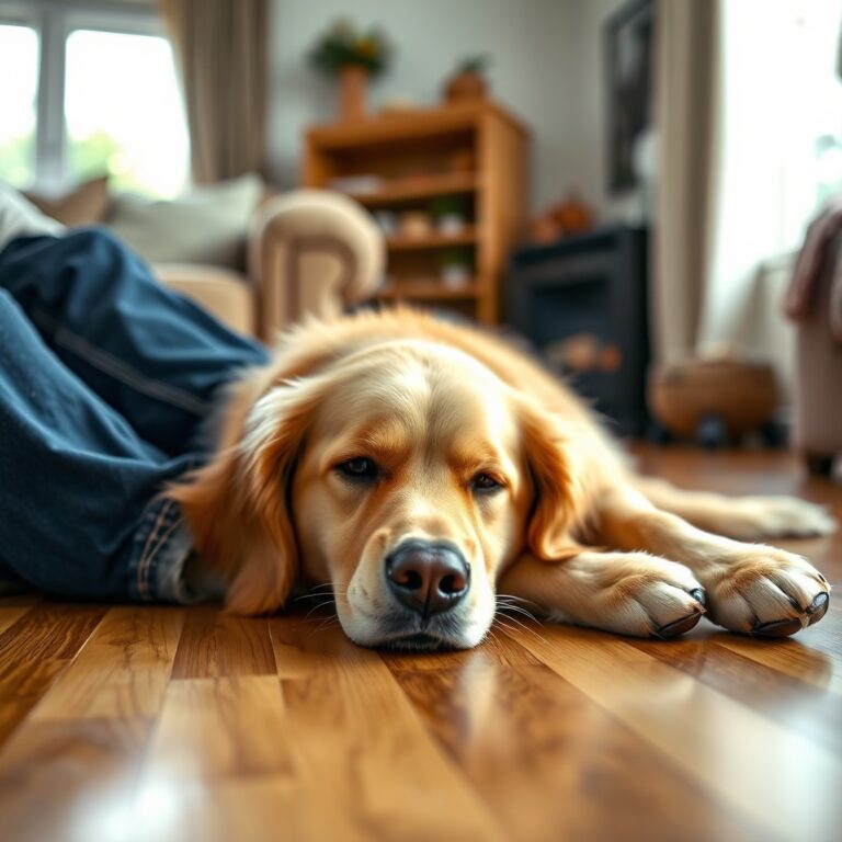 why-does-my-dog-lie-on-my-feet-5-real-reasons