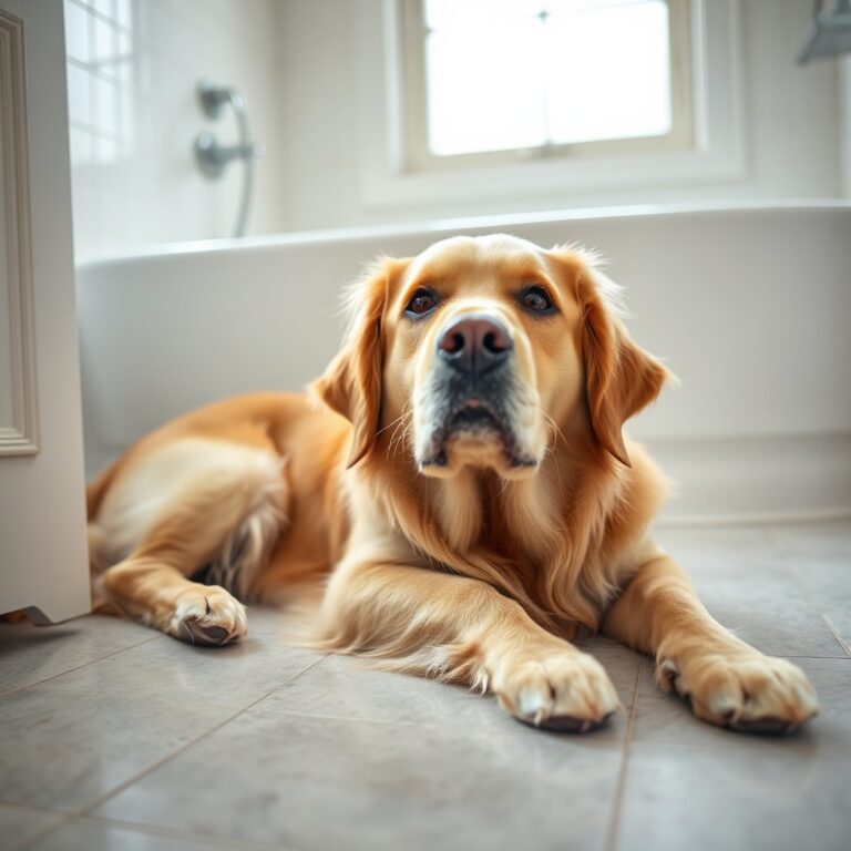 why-does-my-dog-sleep-in-the-bathroom-causes-solutions